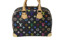 画像をギャラリービューアに読み込む, 極美品 LOUIS VUITTON ルイヴィトン ハンドバッグ トゥルーヴィル ブラック M92662 マルチカラー ゴールド金具 中古 62334