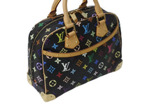 画像をギャラリービューアに読み込む, 極美品 LOUIS VUITTON ルイヴィトン ハンドバッグ トゥルーヴィル ブラック M92662 マルチカラー ゴールド金具 中古 62334