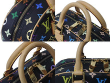 画像をギャラリービューアに読み込む, 極美品 LOUIS VUITTON ルイヴィトン ハンドバッグ トゥルーヴィル ブラック M92662 マルチカラー ゴールド金具 中古 62334