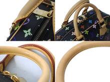 画像をギャラリービューアに読み込む, 極美品 LOUIS VUITTON ルイヴィトン ハンドバッグ トゥルーヴィル ブラック M92662 マルチカラー ゴールド金具 中古 62334