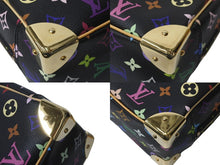 画像をギャラリービューアに読み込む, 極美品 LOUIS VUITTON ルイヴィトン ハンドバッグ トゥルーヴィル ブラック M92662 マルチカラー ゴールド金具 中古 62334