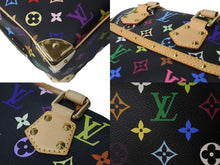 画像をギャラリービューアに読み込む, 極美品 LOUIS VUITTON ルイヴィトン ハンドバッグ トゥルーヴィル ブラック M92662 マルチカラー ゴールド金具 中古 62334