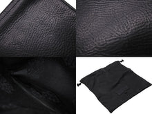 Load image into Gallery viewer, CHROME HEARTS クロムハーツ ポーチ ダガージップ ジッパーチェンジパース シルバー925 レザー ブラック 美品 中古 62340