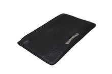 Load image into Gallery viewer, CHROME HEARTS クロムハーツ ポーチ ダガージップ ジッパーチェンジパース シルバー925 レザー ブラック 美品 中古 62340