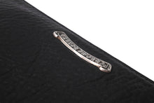 Load image into Gallery viewer, CHROME HEARTS クロムハーツ ポーチ ダガージップ ジッパーチェンジパース シルバー925 レザー ブラック 美品 中古 62340