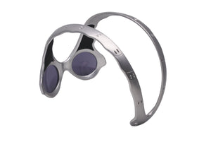 OAKLEY オークリー サングラス オーバーザトップ 名作 ヴィンテージ アーカイブ シルバー ブラック 美品 中古 62345 