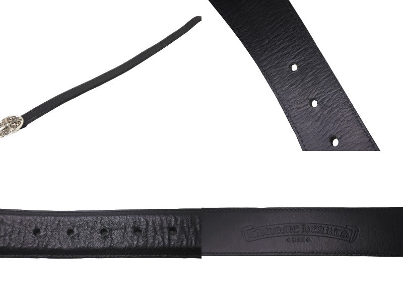 極美品 CHROME HEARTS クロムハーツ OVAL CROSS STRAP 1.5/1.5