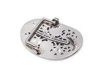 Load image into Gallery viewer, 極美品 CHROME HEARTS クロムハーツ OVAL CROSS STRAP 1.5/1.5 クラシック オーバルクロス バックル レザーベルト 中古 62346