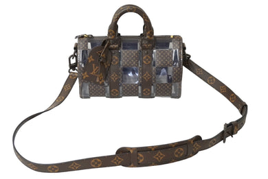極美品 LOUIS VUITTON ルイ ヴィトン キーポルバンドリエール25 2WAY ボストンバッグ モノグラムチェス 22AW M20872 中古 62347