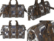 Load image into Gallery viewer, 極美品 LOUIS VUITTON ルイ ヴィトン キーポルバンドリエール25 2WAY ボストンバッグ モノグラムチェス 22AW M20872 中古 62347