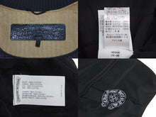 Load image into Gallery viewer, 新品未使用 CHROME HEARTS クロムハーツ ダガージップボアベスト クロスボタン コットン シルバー925 ブラック カーキ M 中古 62348