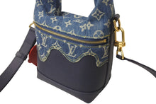 画像をギャラリービューアに読み込む, 未使用品 LOUIS VUITTON ルイ ヴィトン × NIGO ジャパニーズクルーザー デニム トリヨン ショルダーバッグ インディゴM45970 中古 62349