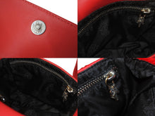 Load image into Gallery viewer, 新品同様 CHROMEHEARTS クロムハーツ クロスボール ミニショルダー バッグ レッド スクロールラベル 中古 62350