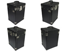 画像をギャラリービューアに読み込む, 新品同様 LOUIS VUITTON ルイヴィトン ジュエリートランク 縦型 ワインディングケース タイガ ブラック シルバー金具 中古 62352