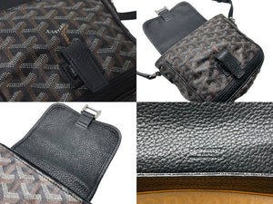 GOYARD GRAND BLEU ゴヤール グランブルーPM 廃盤 ショルダーバッグ ブラック 美品 中古 62356