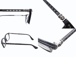 CHROME HEARTS クロムハーツ FUN HATCH ファンハッチ サングラス サイズ52◻︎18-155 CHクロス CHプラス ブラック 美品 中古 4b006238