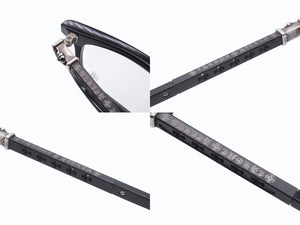 CHROME HEARTS クロムハーツ FUN HATCH ファンハッチ サングラス サイズ52◻︎18-155 CHクロス CHプラス ブラック 美品 中古 4b006238