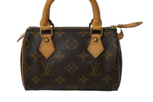 Load image into Gallery viewer, LOUIS VUITTON ルイヴィトン ミニ・スピーディ ハンドバッグ M41534 モノグラムキャンバス ブラウン ゴールド金具 美品 中古 62385