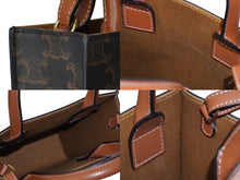 Load image into Gallery viewer, 極美品 CELINE セリーヌ ショルダーバッグ ミニ バーティカル トリオンフ キャンバス 194372BZK.04LU ロゴプリント 中古 62392