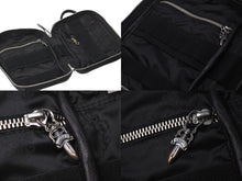 Load image into Gallery viewer, 未使用 CHROME HEARTS クロムハーツ ハンドバッグ EVERYDAY CARRY L エブリデイ レザー シルバー925 中古 62396