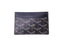 画像をギャラリービューアに読み込む, 新品同様 GOYARD ゴヤール サンシュルピス カードケース STSULPPMLTY12CL12X ネイビー 中古 62402 正規品