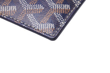 画像をギャラリービューアに読み込む, 新品同様 GOYARD ゴヤール サンシュルピス カードケース STSULPPMLTY12CL12X ネイビー 中古 62402 正規品