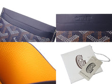 画像をギャラリービューアに読み込む, 新品同様 GOYARD ゴヤール サンシュルピス カードケース STSULPPMLTY12CL12X ネイビー 中古 62402 正規品