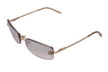 Load image into Gallery viewer, CHANEL シャネル サングラス 56□16 130 4093-B C.125/8Z ココマーク グラデーション ラインストーン ブラウン 美品 中古 62403
