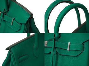 新品未使用 HERMES エルメス BIRKIN バーキン30 ハンドバッグ ヴェルティゴ トゴ ゴールド金具 B刻印 中古 62411
