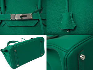 新品未使用 HERMES エルメス BIRKIN バーキン30 ハンドバッグ ヴェルティゴ トゴ ゴールド金具 B刻印 中古 62411