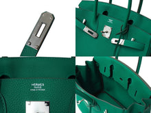 Load image into Gallery viewer, 新品未使用 HERMES エルメス BIRKIN バーキン30 ハンドバッグ ヴェルティゴ トゴ ゴールド金具 B刻印 中古 62411
