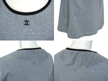 Load image into Gallery viewer, CHANEL シャネル ココマーク 半袖 ワンピース ヴィンテージシャネル PH228V06479 95P サイズ 38 グレー レディース 美品 中古 62414