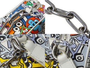 LOUIS VUITTON ルイヴィトン ミニ・ソフトトランク ショルダーバッグ 23SS モノグラム・コミック M82008 ホワイト 美品 中古 62418