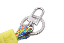 画像をギャラリービューアに読み込む, LOUIS VUITTON ルイヴィトン ポルトクレ LV プレイ キーホルダー キーチャーム MP3450 マルチカラー シルバー金具 美品 中古 62419