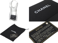 Load image into Gallery viewer, 極美品 CHANEL シャネル ミニマトラッセ チェーンショルダーバッグ ココマーク 6番台 キャビアスキン ブラック シルバー 中古 62420