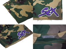 Load image into Gallery viewer, 新品未使用品 CHROME HEARTS クロムハーツ マッティボーイ Sex records カーペンターショーツ カモフラージュ サイズ34 中古 62422