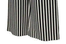 Load image into Gallery viewer, 極美品 CHANEL シャネル パンツ ストライプ ワイドパンツ P60281V45858 サイズ 36 中古 2019年 ブラック ホワイト 中古 62428