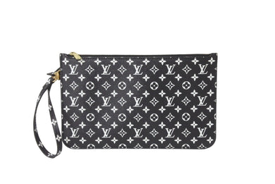 極美品 LOUIS VUITTON ルイヴィトン ポーチ バッグインポーチ ネヴァーフル付属品 M44716 GI2159 モノグラム ブラック 中古 62430