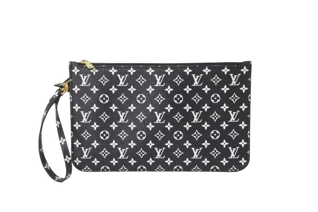 極美品 LOUIS VUITTON ルイヴィトン ポーチ バッグインポーチ ネヴァーフル付属品 M44716 GI2159 モノグラム ブラック 中古 62430