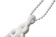 Load image into Gallery viewer, 新品同様 CHROME HEARTS クロムハーツ ラバーラージダガーペンダント シリコンラバーネックレス ホワイト 中古 62433