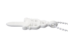 Load image into Gallery viewer, 新品同様 CHROME HEARTS クロムハーツ ラバーラージダガーペンダント シリコンラバーネックレス ホワイト 中古 62433