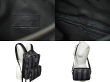 Load image into Gallery viewer, LOUIS VUITTON × NIGO ルイヴィトン ニゴー モジュラー バックパック モノグラム エクリプス ストライプ M45962 ブラック 美品 中古 62438