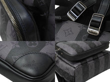 Load image into Gallery viewer, LOUIS VUITTON × NIGO ルイヴィトン ニゴー モジュラー バックパック モノグラム エクリプス ストライプ M45962 ブラック 美品 中古 62438