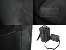 Load image into Gallery viewer, LOUIS VUITTON × NIGO ルイヴィトン ニゴー モジュラー バックパック モノグラム エクリプス ストライプ M45962 ブラック 美品 中古 62438