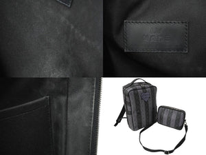 LOUIS VUITTON × NIGO ルイヴィトン ニゴー モジュラー バックパック モノグラム エクリプス ストライプ M45962 ブラック 美品 中古 62438