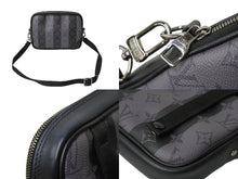Load image into Gallery viewer, LOUIS VUITTON × NIGO ルイヴィトン ニゴー モジュラー バックパック モノグラム エクリプス ストライプ M45962 ブラック 美品 中古 62438