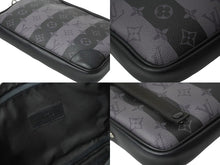 Load image into Gallery viewer, LOUIS VUITTON × NIGO ルイヴィトン ニゴー モジュラー バックパック モノグラム エクリプス ストライプ M45962 ブラック 美品 中古 62438
