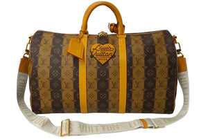 新品同様 LOUIS VUITTON×NIGO ルイヴィトン×ニゴー ボストンバッグ キーポルバンドリエール50 M45967 中古 62439