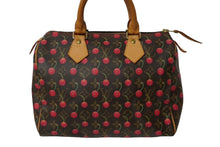 Load image into Gallery viewer, LOUIS VUITTON ルイヴィトン スピーディ25 ハンドバッグ M95009 モノグラムチェリー 村上隆 ゴールド金具 良品 中古 62444