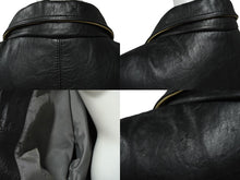 Load image into Gallery viewer, pellepelle ペレペレ レザージャケット ビックシルエット MB2687 レザー ブラック 良品 中古 62447